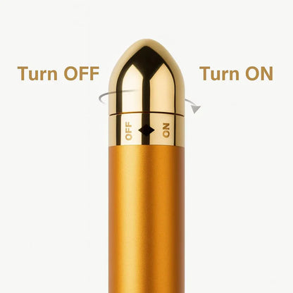 24K Gold Platted Vibrating Face Massager